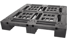 Rackable Plastic Shipping Pallet